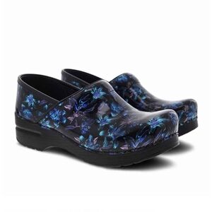 DANSKO Professional Night Bloom Patent Clogs - 39